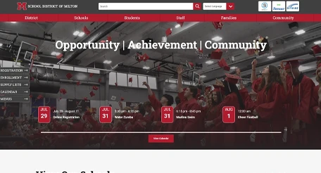 https://www.milton.k12.wi.us/s homepage