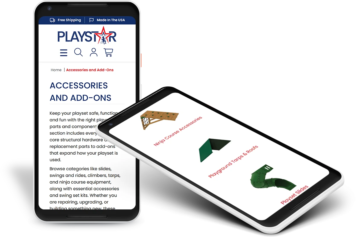 interior mockups on phones
